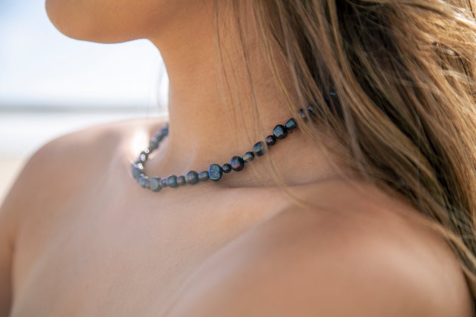 Black Pearl Jewelry - Bracelet u0026 Necklace - Peral.la – PERAL