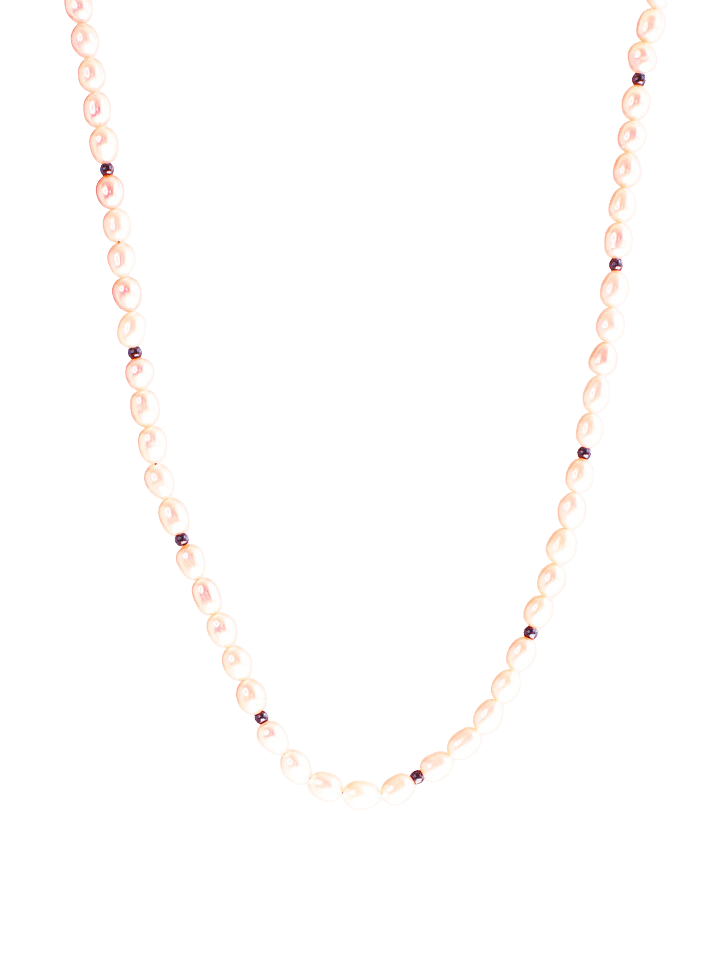 ANJOU BAD BARBIE PEARL NECKLACE - PERAL
