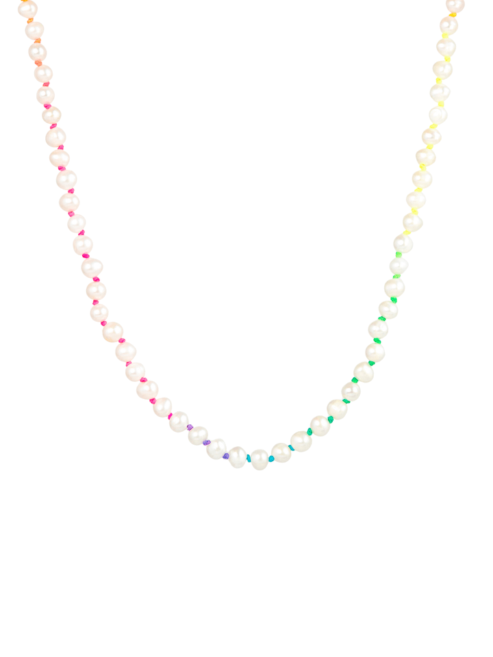 ZESTY INSIDE PEARL NECKLACE - PERAL